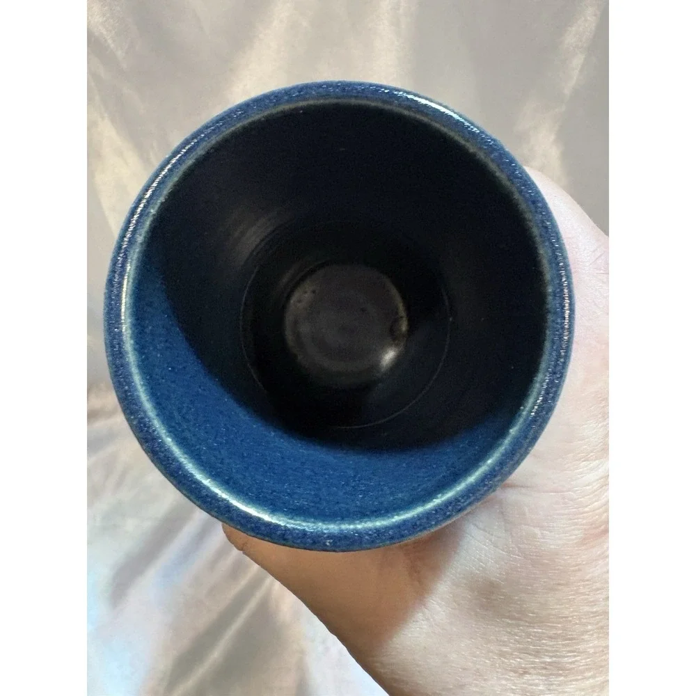Signed STUDIO Art POTTERY NORTHWEST SKYLINE Tumbler 12oz Landscape Beautiful